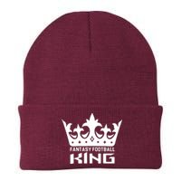 Fantasy Football King Knit Cap Winter Beanie