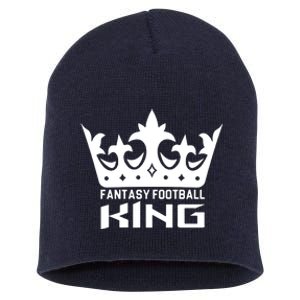 Fantasy Football King Short Acrylic Beanie