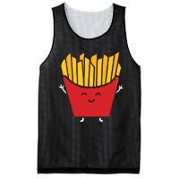 French Fries Kawaii Mesh Reversible Basketball Jersey Tank