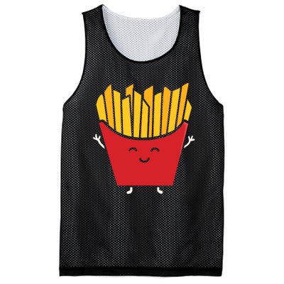 French Fries Kawaii Mesh Reversible Basketball Jersey Tank