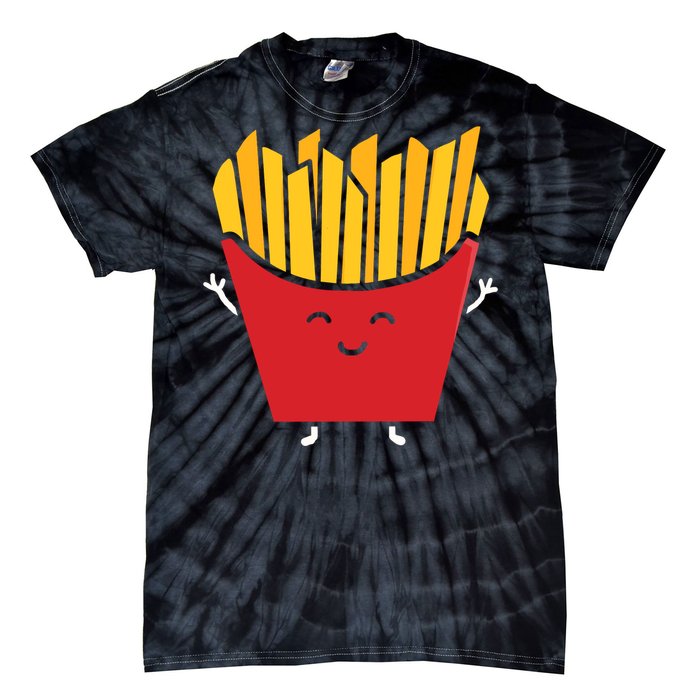 French Fries Kawaii Tie-Dye T-Shirt