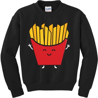 French Fries Kawaii Kids Sweatshirt