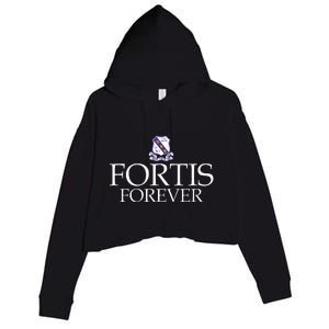 Fortis Forever! Kingston College Fan Gift Crop Fleece Hoodie