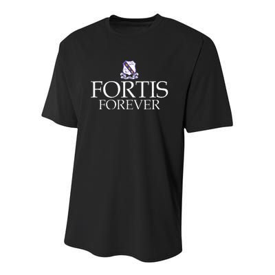 Fortis Forever! Kingston College Fan Gift Youth Performance Sprint T-Shirt