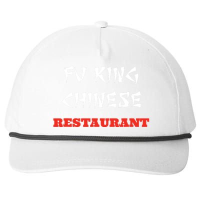 Funny Fu King Chinese Restaurant Joke Novelty Snapback Five-Panel Rope Hat