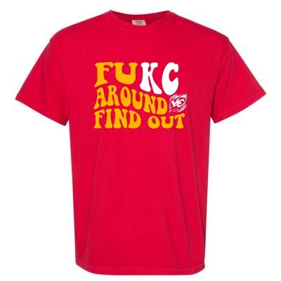 Fuck FUKC Kansas City Around Find Out Garment-Dyed Heavyweight T-Shirt