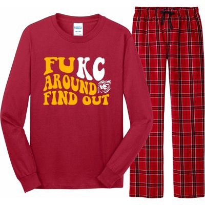 Fuck FUKC Kansas City Around Find Out Long Sleeve Pajama Set