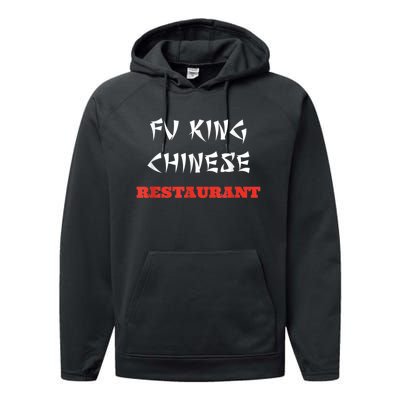 Funny Fu King Chinese Restaurant Joke Performance Fleece Hoodie