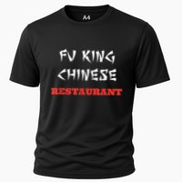 Funny Fu King Chinese Restaurant Joke Cooling Performance Crew T-Shirt