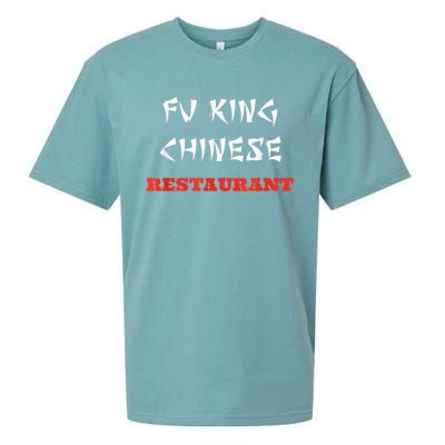 Funny Fu King Chinese Restaurant Joke Sueded Cloud Jersey T-Shirt