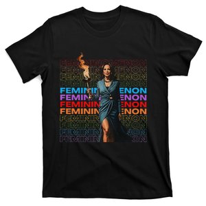 Femininomenon Funny Kamala Harris Gift T-Shirt