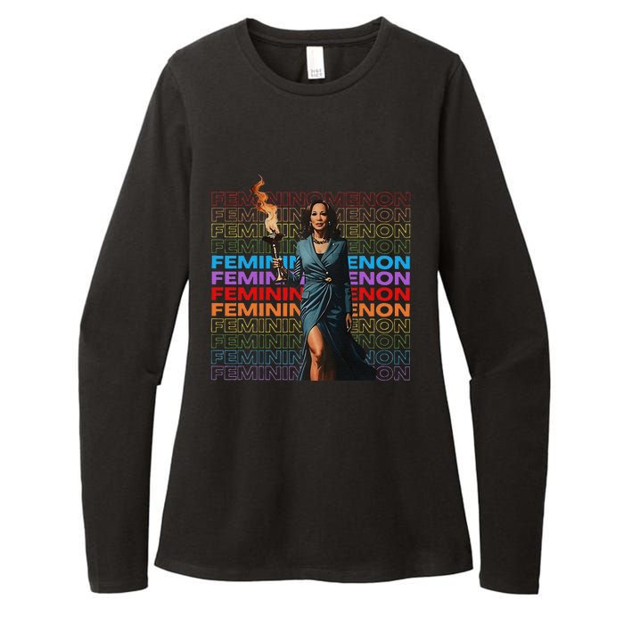 Femininomenon Funny Kamala Harris Gift Womens CVC Long Sleeve Shirt