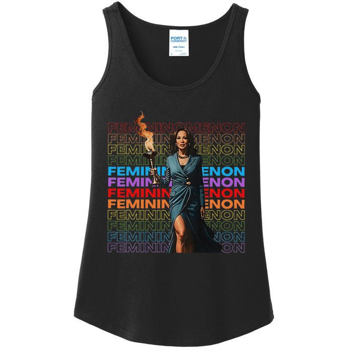 Femininomenon Funny Kamala Harris Gift Ladies Essential Tank