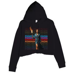 Femininomenon Funny Kamala Harris Gift Crop Fleece Hoodie