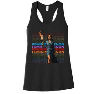 Femininomenon Funny Kamala Harris Gift Women's Racerback Tank