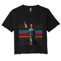 Femininomenon Funny Kamala Harris Gift Women's Crop Top Tee