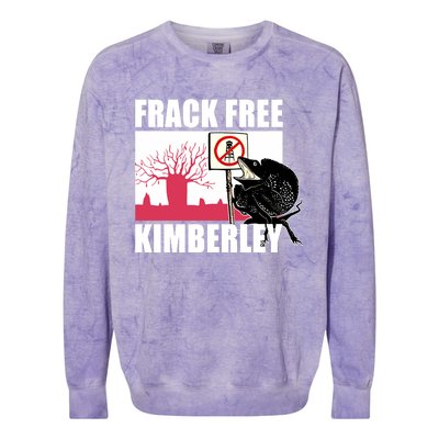 Frack Free Kimberley Lizard Colorblast Crewneck Sweatshirt