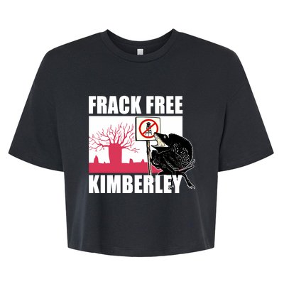 Frack Free Kimberley Lizard Bella+Canvas Jersey Crop Tee