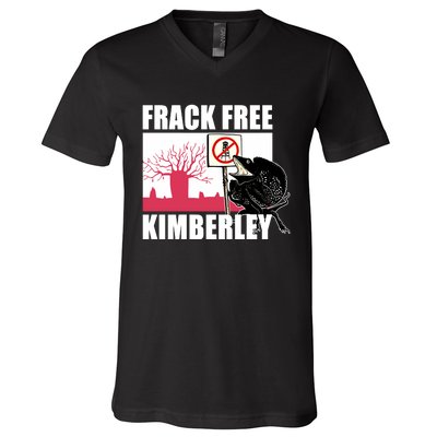 Frack Free Kimberley Lizard V-Neck T-Shirt