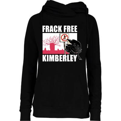 Frack Free Kimberley Lizard Womens Funnel Neck Pullover Hood