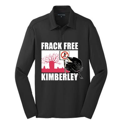 Frack Free Kimberley Lizard Silk Touch Performance Long Sleeve Polo