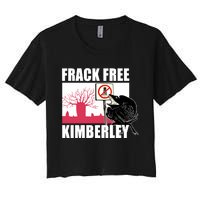 Frack Free Kimberley Lizard Women's Crop Top Tee