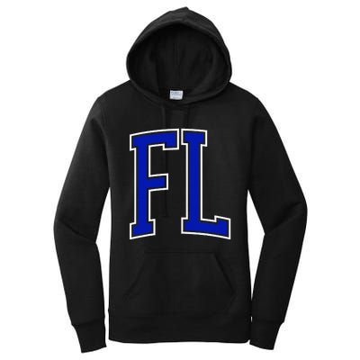 Florida FL Kids Orange Women's Pullover Hoodie