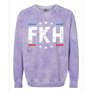 Fkh Foxtrot Kilo Hotel Funny Kamala Colorblast Crewneck Sweatshirt