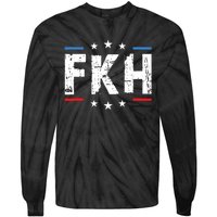 Fkh Foxtrot Kilo Hotel Funny Kamala Tie-Dye Long Sleeve Shirt