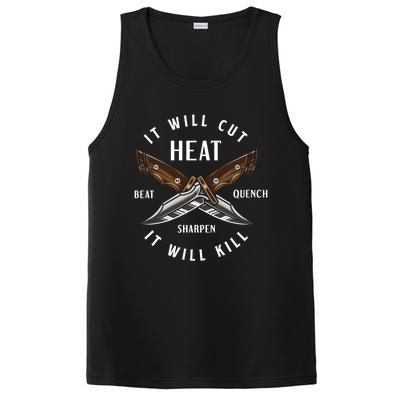 Fire Forged Knife Maker Bladesmith Blacksmith Gift PosiCharge Competitor Tank