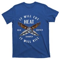 Fire Forged Knife Maker Bladesmith Blacksmith Gift T-Shirt