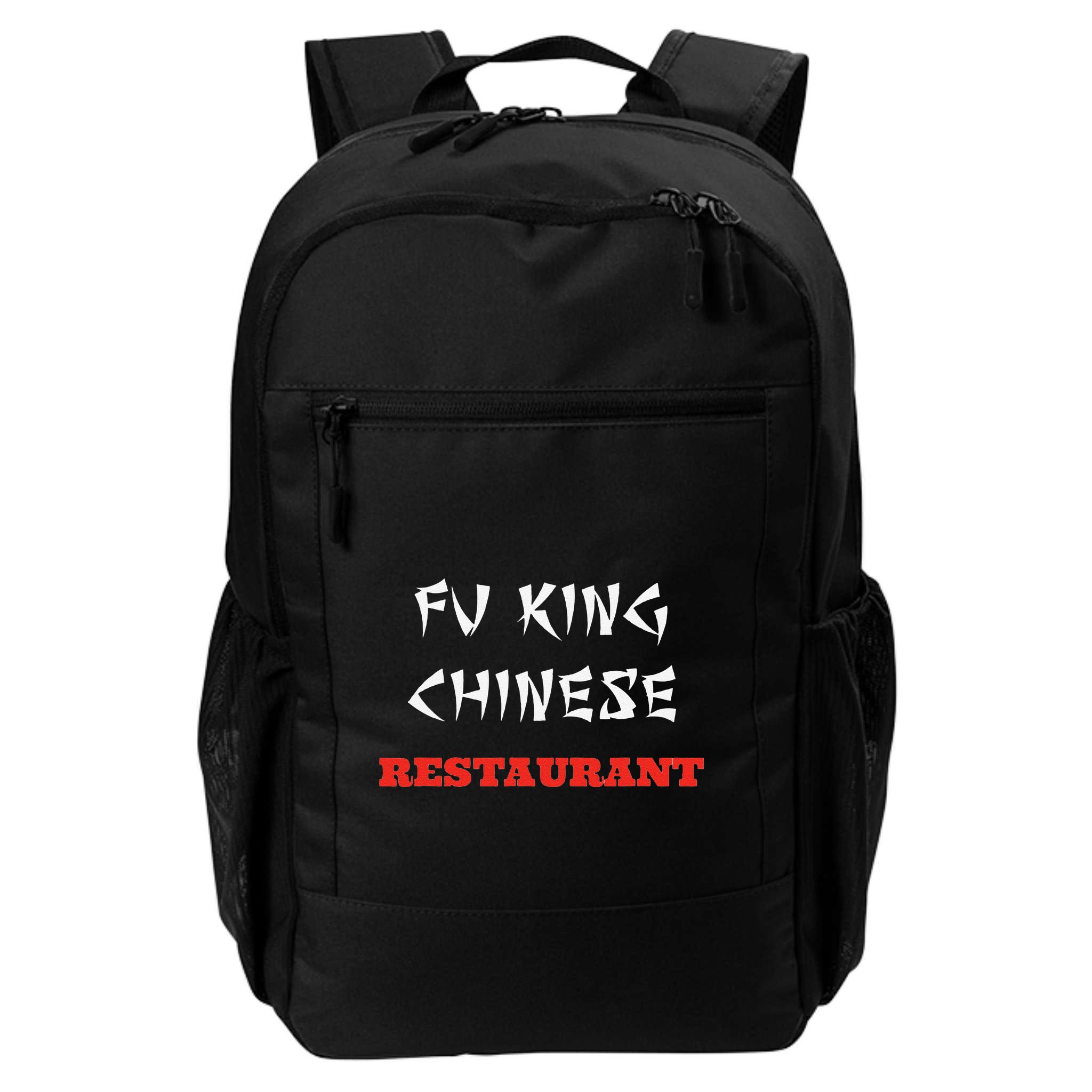 Funny Fu King Chinese Restaurant Joke Novelty Backpack