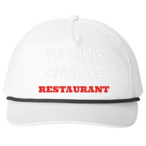 Funny Fu King Chinese Restaurant Joke Novelty Snapback Five-Panel Rope Hat