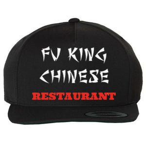 Funny Fu King Chinese Restaurant Joke Novelty Wool Snapback Cap