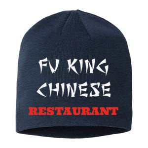 Funny Fu King Chinese Restaurant Joke Novelty Sustainable Beanie