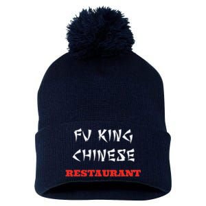 Funny Fu King Chinese Restaurant Joke Novelty Pom Pom 12in Knit Beanie