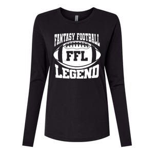 FFL Fantasy Football Legend Sports Fan Womens Cotton Relaxed Long Sleeve T-Shirt