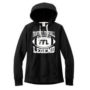 FFL Fantasy Football Legend Sports Fan Women's Fleece Hoodie