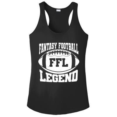 FFL Fantasy Football Legend Sports Fan Ladies PosiCharge Competitor Racerback Tank