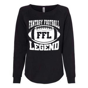 FFL Fantasy Football Legend Sports Fan Womens California Wash Sweatshirt