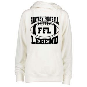 FFL Fantasy Football Legend Sports Fan Womens Funnel Neck Pullover Hood