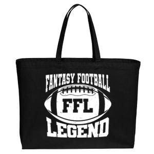 FFL Fantasy Football Legend Sports Fan Cotton Canvas Jumbo Tote