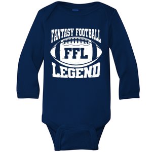 FFL Fantasy Football Legend Sports Fan Baby Long Sleeve Bodysuit