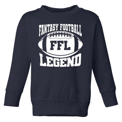 FFL Fantasy Football Legend Sports Fan Toddler Sweatshirt