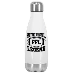 FFL Fantasy Football Legend Sports Fan Stainless Steel Insulated Water Bottle