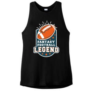 Fantasy Football League Legend Trophy Ladies PosiCharge Tri-Blend Wicking Tank