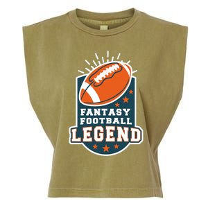 Fantasy Football League Legend Trophy Garment-Dyed Women's Muscle Tee