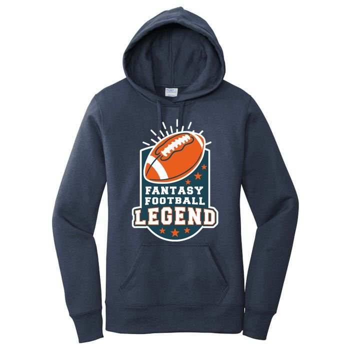 Fantasy Football League Legend Trophy Women's Pullover Hoodie