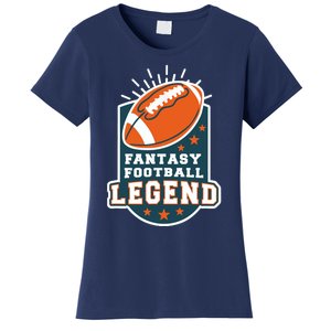 Fantasy Football League Legend Trophy Women's T-Shirt