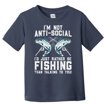 Fisherman Fishing Lover Funny Fishing Gift Toddler T-Shirt